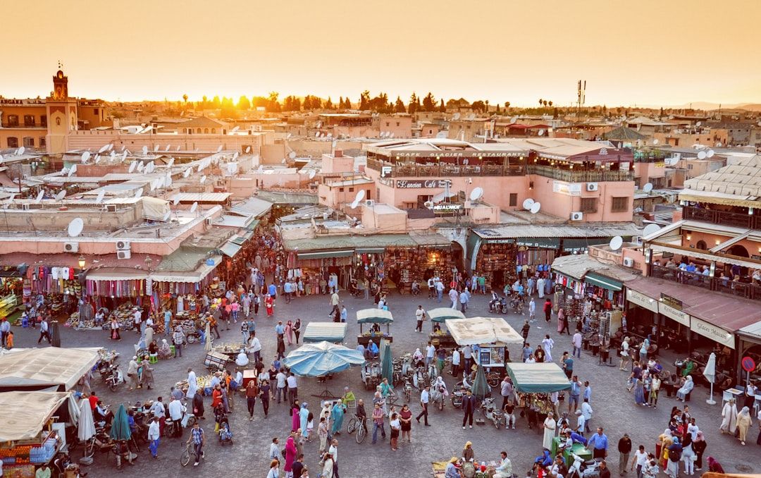 Morocco street market local life